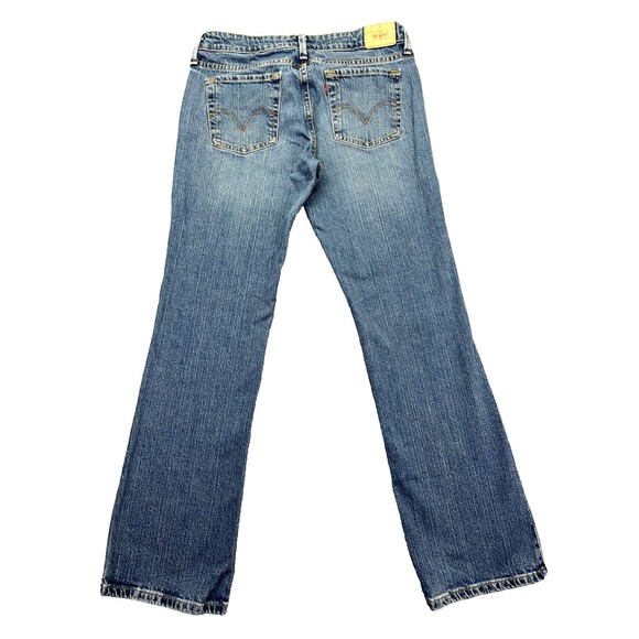 Levi's 545 Jeans Women's 8M Low Boot Cut Blue Medium Wash Y2K Grunge - Picture 11 of 14